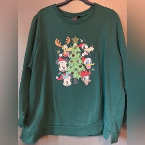 Disney Mickey Mouse And Gang Christmas Sweatshirt Women’s 18/20
